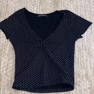 Polka dot crop top